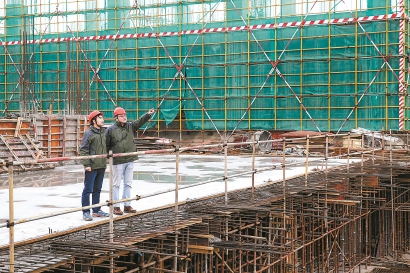 上海松江：人勤春來早 重大項目建設熱火朝天