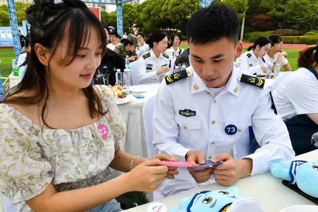 【圖説上海】上海軍地聯誼 為99對青年搭起鵲橋