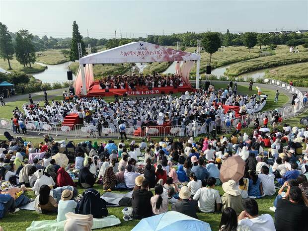 【區縣新聞】上海灣區·花開海上音樂節在金山區舉行