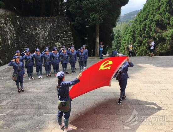 上海市各行業三八紅旗手赴革命聖地學井岡山精神