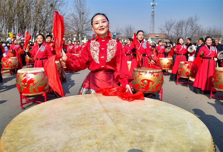 “詩畫鄠邑 美好玉蟬”鼓舞民俗大巡遊