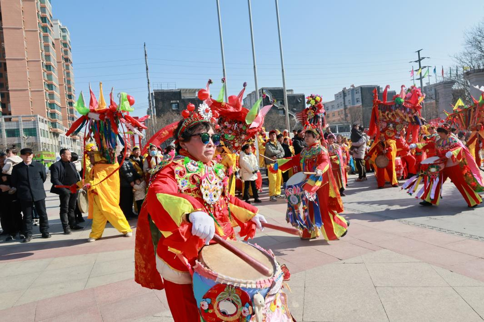 世界共享中國年丨渭南大荔：黃河岸邊過大年 文化活動迎新春