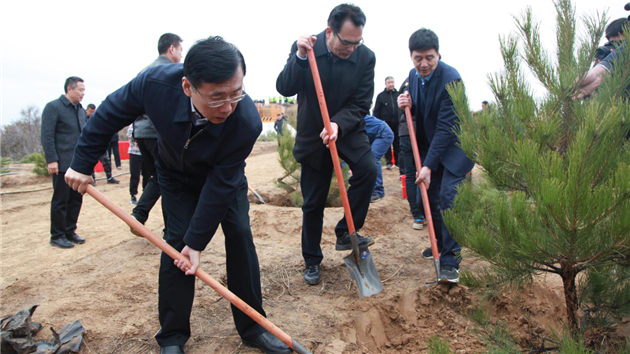 陜西省國家儲備林基地開工建設