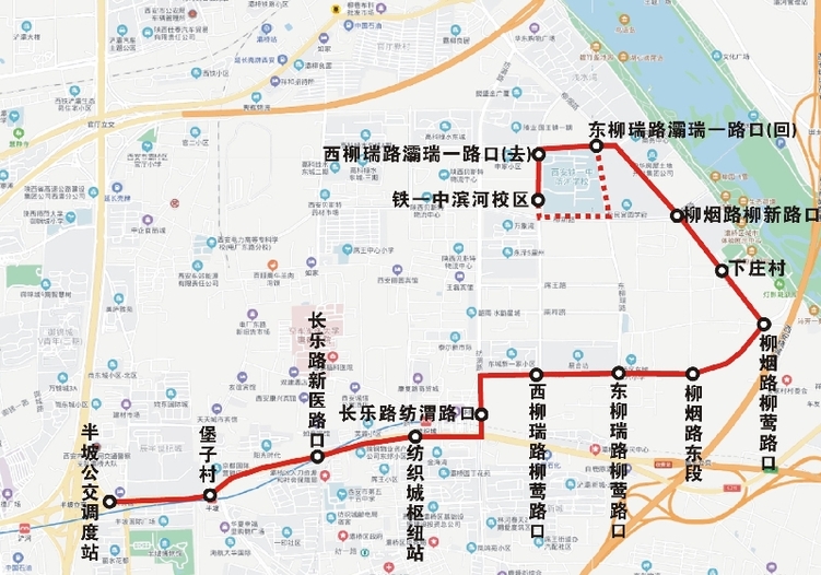 方便浐灞區域居民出行 283路公交26日將開通