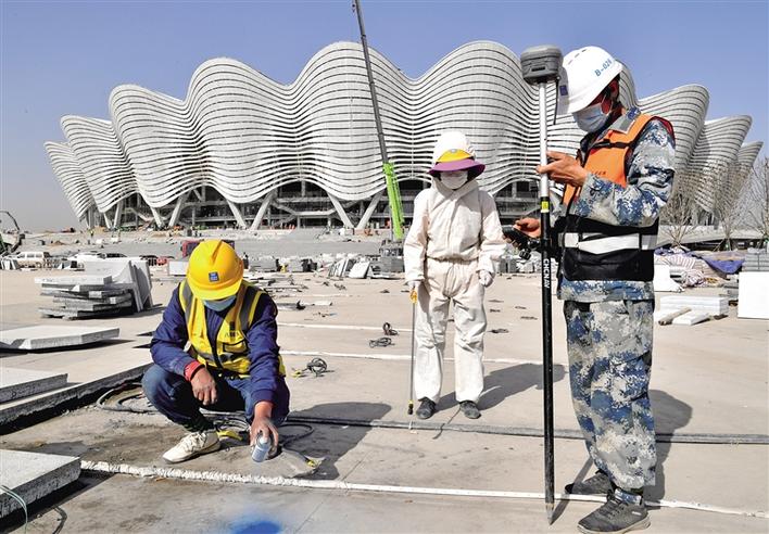 抗疫不懈 建設不停 ——十四運會場館全面復工加緊建設觀察