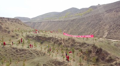 長慶油田採油六廠開展企地黨建聯盟“共植一片林”義務植樹活動_fororder_33