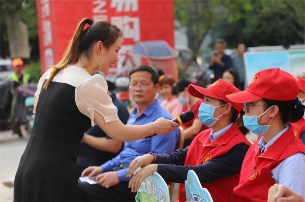 西安航天基地舉辦“築夢十四運會 分類我先行”垃圾分類宣傳實踐活動_fororder_圖片1