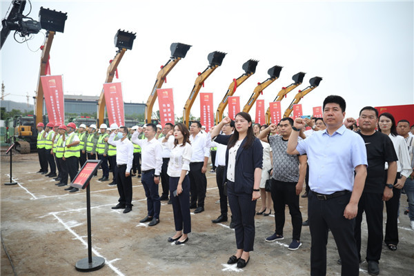 西安高新區舉行絲路科學城建設誓師大會暨二季度重點項目開工儀式_fororder_圖片1