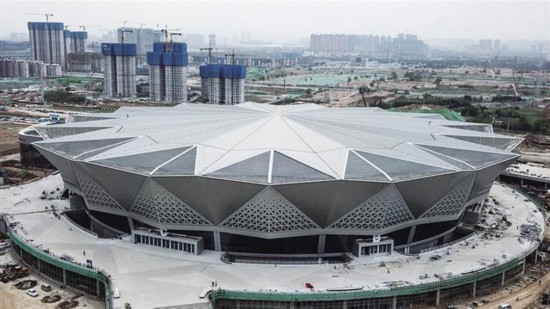 長安盛開石榴花 ——西安奧體中心等第十四屆全國運動會場館建設觀察