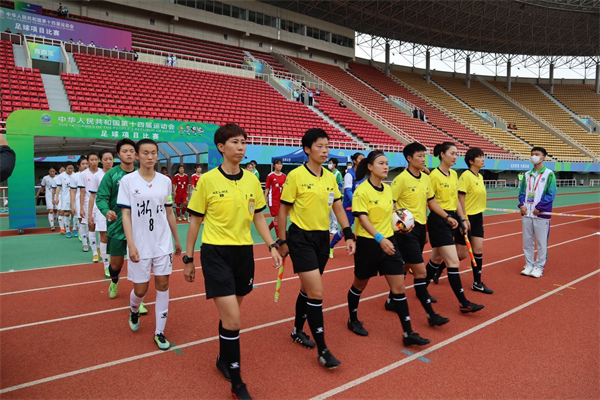 十四運會女子足球U18組決賽在寶雞開賽_fororder_圖片9