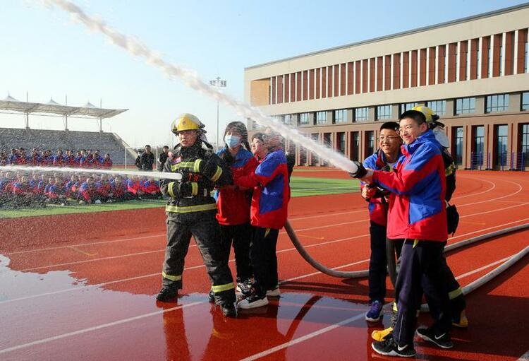 西鹹新區涇河新城：消防進校園 安全記心間_fororder_微信圖片_20220222163459