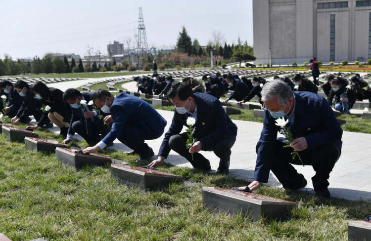 （轉載）2022清明祭英烈！陜西省退役軍人事務廳開展主題黨日活動