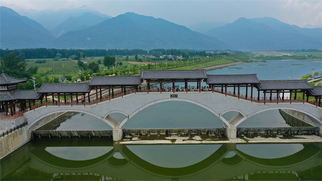 【美麗中國·網絡媒體生態行】西安市鄠邑區：漫遊天橋湖 享受親山近水的都市慢生活_fororder_微信圖片_20220810150911