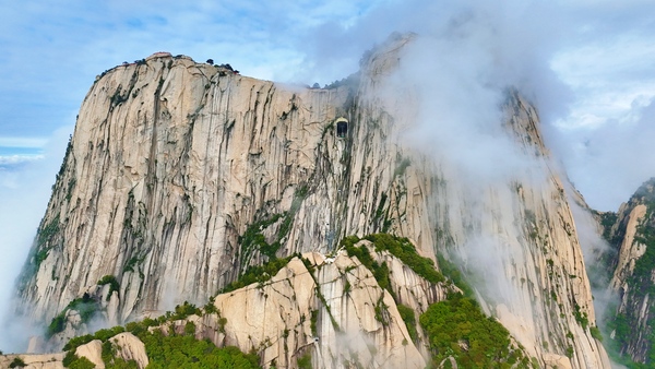 【鏡觀陜西·第19期】西嶽華山：峰巒疊翠映晴嵐_fororder_微信圖片_20240522103723