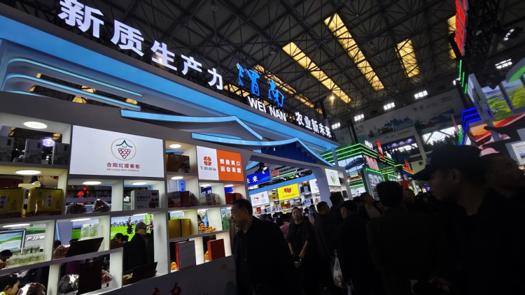 一城好物亮相農高會——渭南展區裏的“新農事”與“新風景”_fororder_圖片2