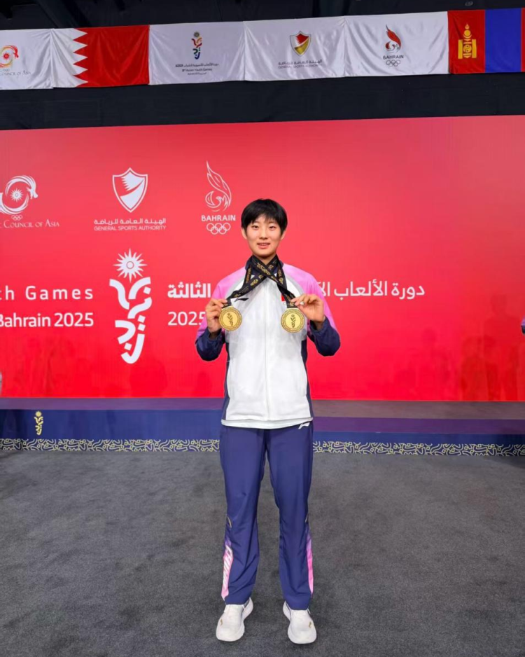 榆林靖邊姑娘張青在亞青會奪金_fororder_圖片1