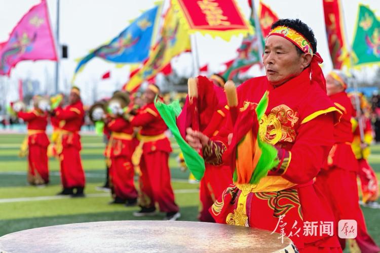 直擊大荔鬥鼓大會：千面鑼鼓鬧新春_fororder_微信圖片_20260303084405_3296_127