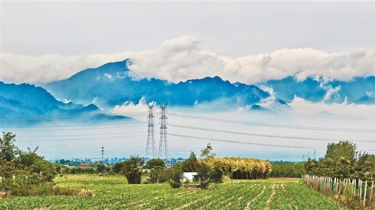 雲霧鎖青山 田園風光美_fororder_圖片2