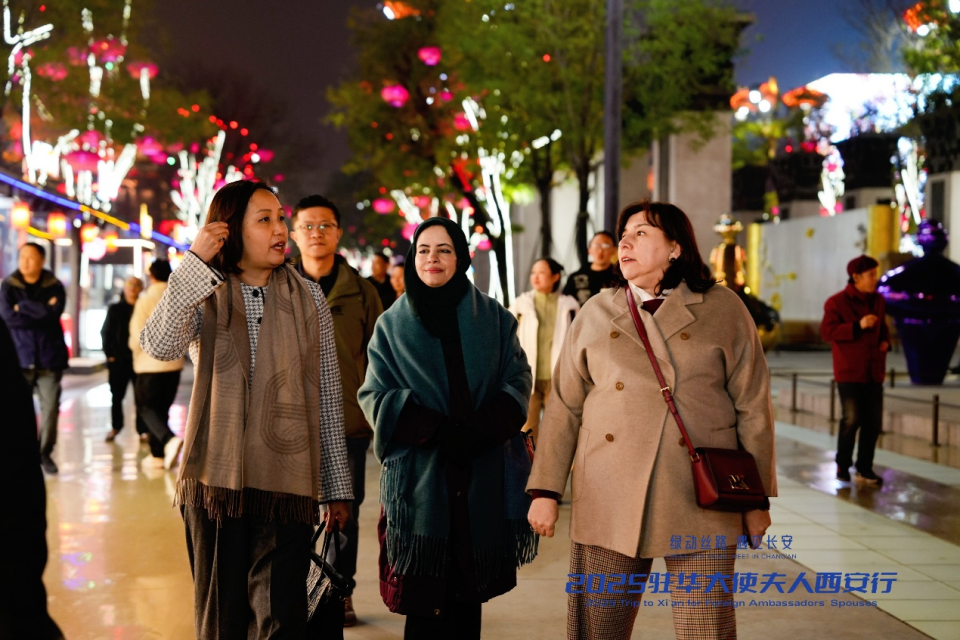 盛唐神韻醉人心 駐華大使夫人沉浸式探訪西安大唐不夜城_fororder_圖片36