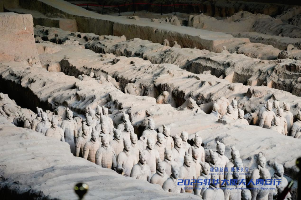 駐華大使夫人參觀兵馬俑 感受中華文明燦爛瑰寶_fororder_圖片41