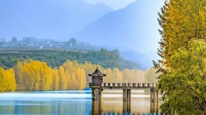 長安區東溝水庫秋日如畫