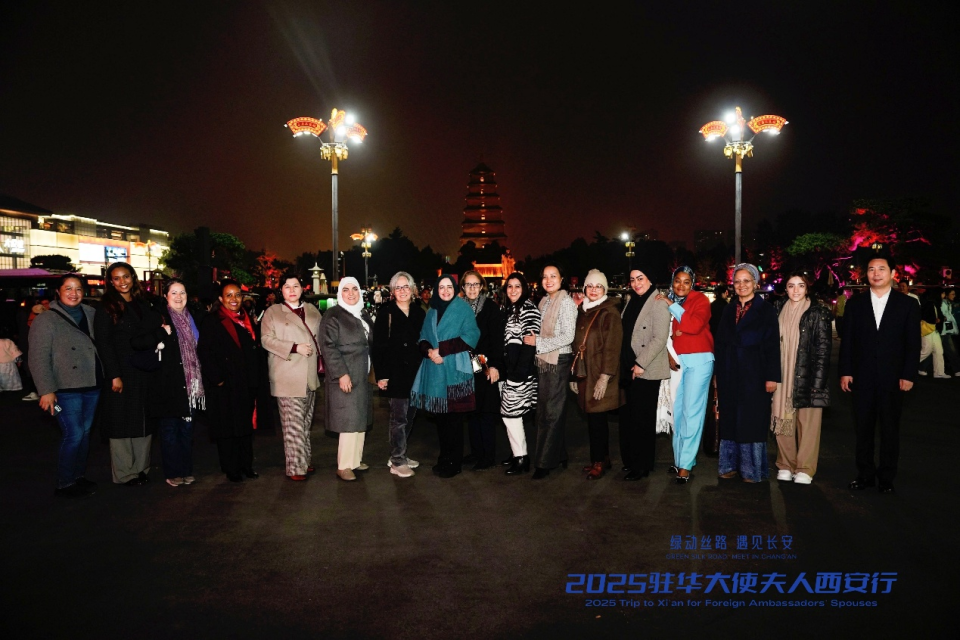 盛唐神韻醉人心 駐華大使夫人沉浸式探訪西安大唐不夜城_fororder_圖片30