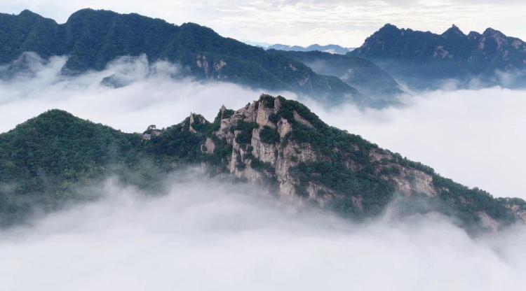 翠華山迎來秋季首場雲海