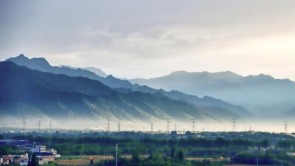 雨後秦嶺如詩如畫
