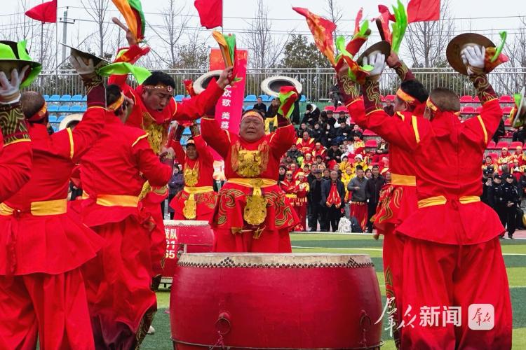 直擊大荔鬥鼓大會：千面鑼鼓鬧新春_fororder_微信圖片_20260303084344_3293_127