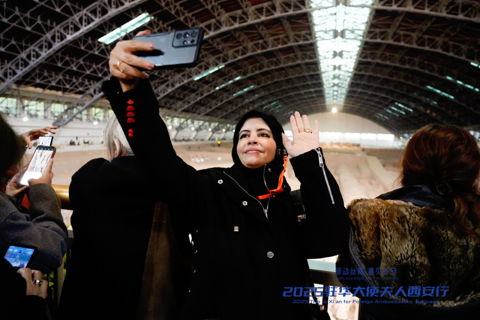 駐華大使夫人參觀兵馬俑 感受中華文明燦爛瑰寶_fororder_圖片43