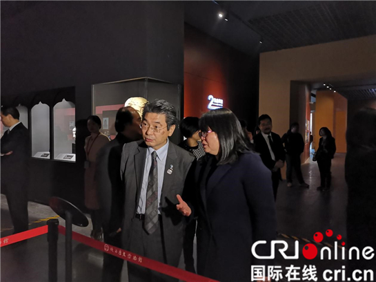 《慕道·臻藝——平山鬱夫的絲路藝術世界》展覽在陜西歷史博物館開展