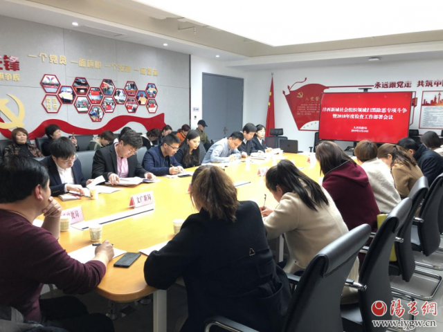 灃西新城召開社會組織領域掃黑除惡專項鬥爭暨2018年度檢查工作部署會議