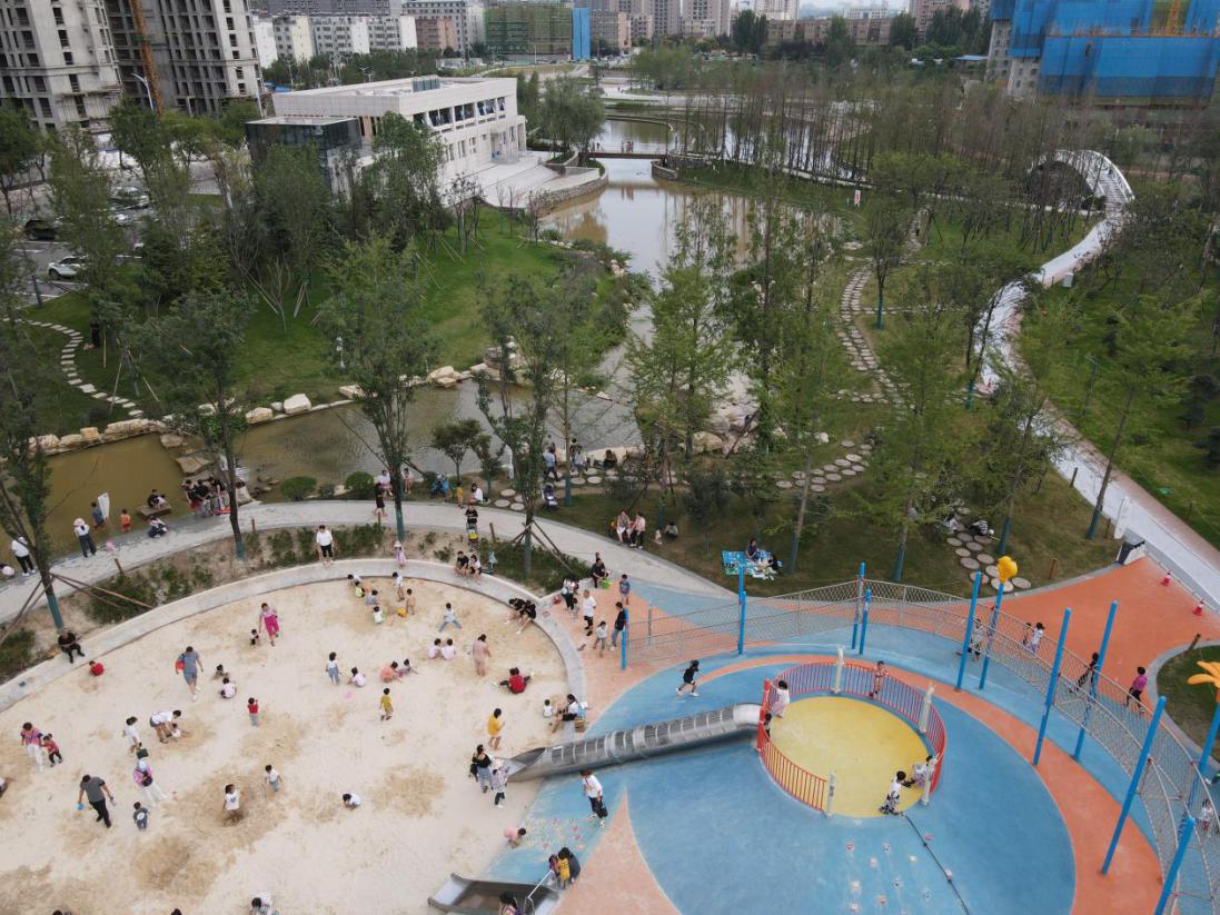 “住在公園” 夢想變成現實 ​ 長安中央公園中段、南段即將亮相
