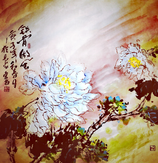 【戰“疫”·故事】筆墨傳情 國家一級美術師殷宏昌繪出戰“疫”力量