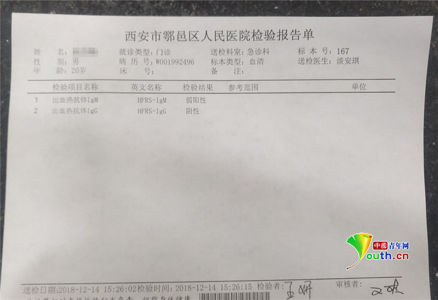 西安某高校現一例出血熱死亡病例 學校：已安排宿舍其他同學搬離 徹底消毒