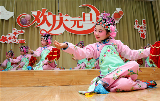 陜西渭南：戲曲展演慶元旦