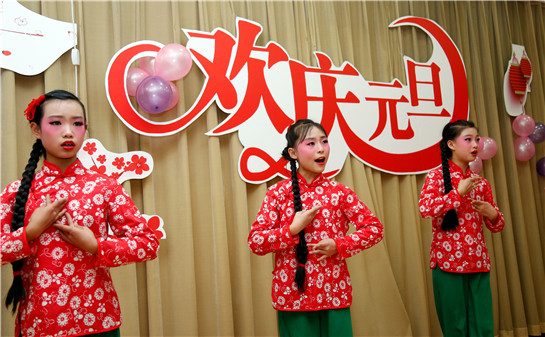 陜西渭南：戲曲展演慶元旦