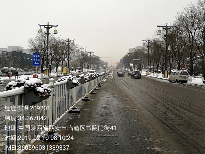臨潼區區長王浩一線檢查清冰除雪 工作 確保通景路秦唐大道第一時間暢通