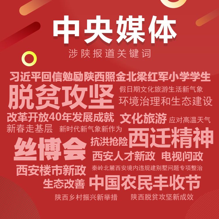 新聞大數據丨2018 央媒上的陜西最強音