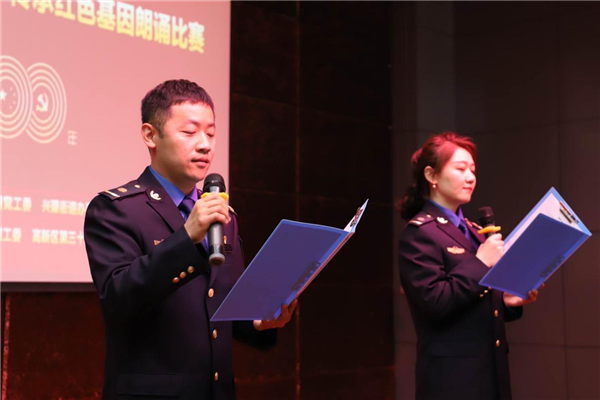西安高新區興隆街道舉辦獻禮建黨100週年紅色詩歌朗誦比賽_fororder_圖片6