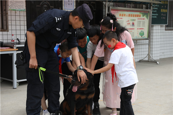 六一特別體驗活動        ——神犬奇兵走進五席坊小學_fororder_180763752310158285