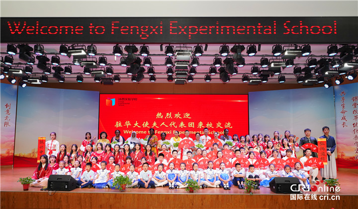 【Hi 西安】走進灃西實驗學校 駐華大使夫人徜徉在“童年海洋”_fororder_圖片40