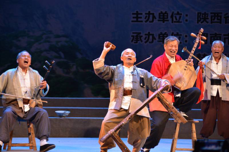 陜西華陰市舉辦非遺項目展演活動