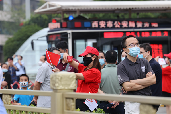 “盛世全運 天下長安” 十四運會和殘特奧會火炬傳遞西安站正式啟動_fororder_圖片5