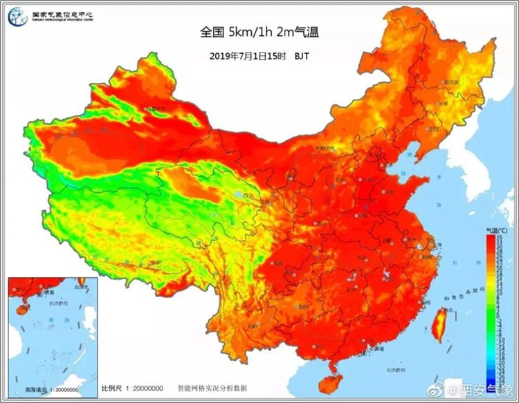 西安今日起進入“炙烤模式” 本月平均氣溫將同比上升0.5℃—1℃