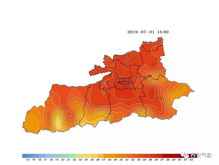 西安今日起進入“炙烤模式” 本月平均氣溫將同比上升0.5℃—1℃