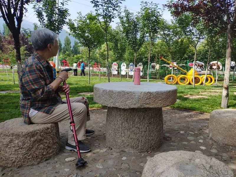 西安市長安區首個垃圾分類主題公園 亮相五台街道
