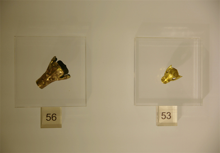 漢文帝霸陵出土的23件（組）精品文物首次在漢景帝陽陵博物院展出_fororder_AN0A0048