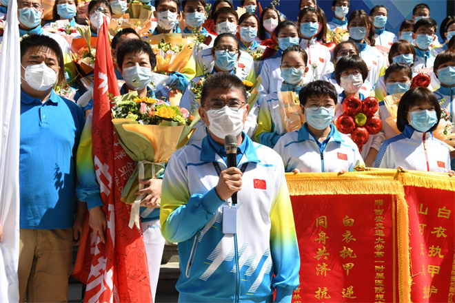 西安交大一附院援吉林醫療隊及核酸檢測隊凱旋_fororder_圖片5
