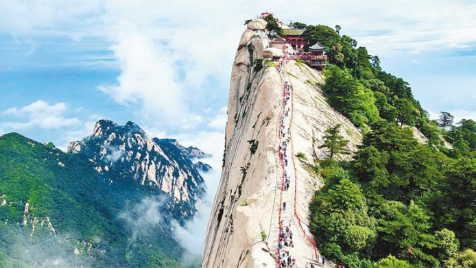【中首 陜西】華山免門票一個月 旅遊收入超億元_fororder_微信圖片_20220704093825